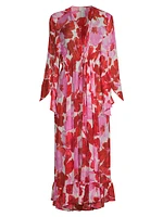 Summer Reverie Arna Floral Georgette Kaftan Dress