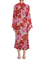 Summer Reverie Arna Floral Georgette Kaftan Dress