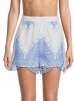 Layla Cotton Lace Shorts