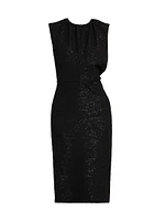 Sparkle Sleeveless Midi-Dress