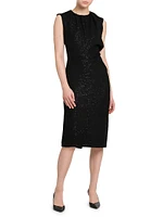 Sparkle Sleeveless Midi-Dress