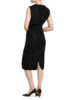 Sparkle Sleeveless Midi-Dress