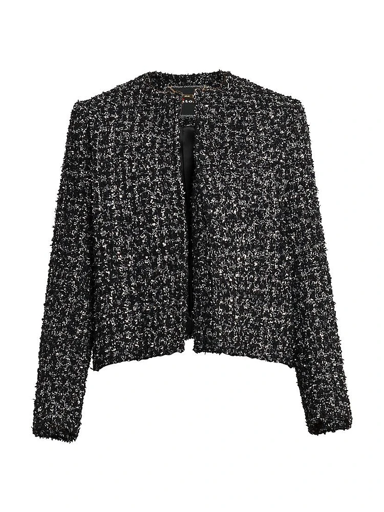 Metallic Tweed Jacket