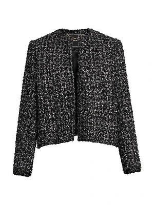 Metallic Tweed Jacket