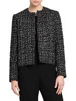 Metallic Tweed Jacket