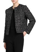 Metallic Tweed Jacket