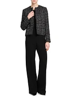 Metallic Tweed Jacket