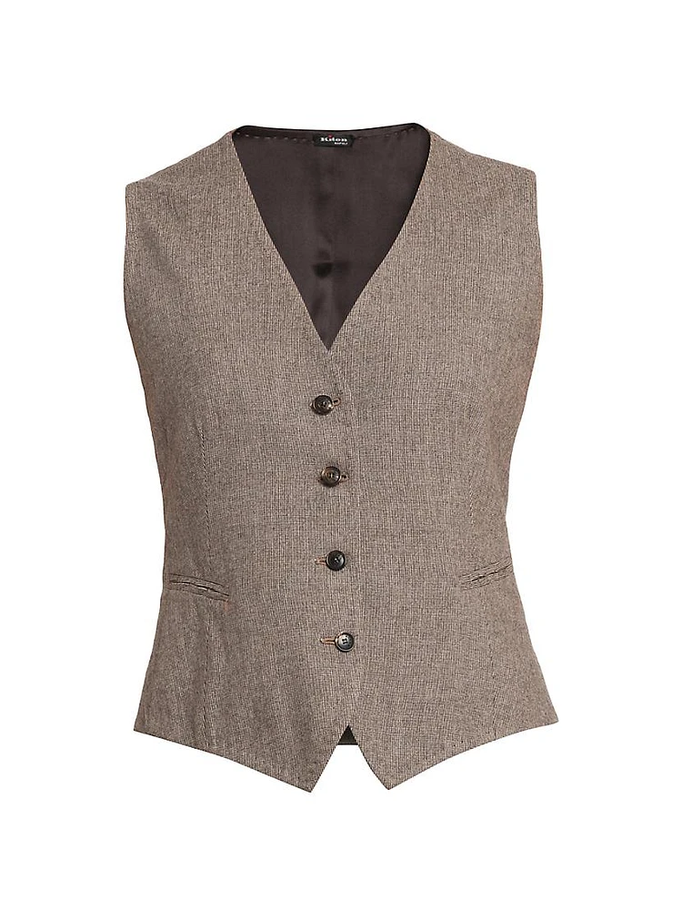 Wool-Cashmere Vest Top