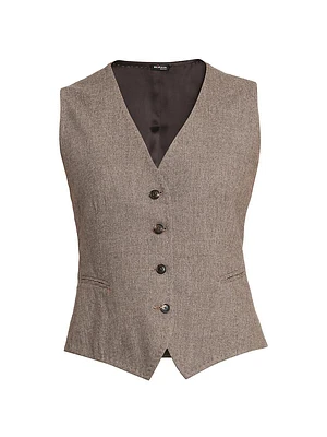 Wool-Cashmere Vest Top