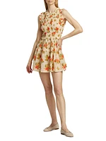 Martha Floral Smocked Minidress