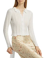 Martina Crochet Collar Cardigan