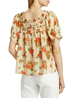 Frances Floral Top