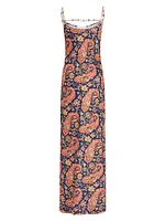 Paisley Sleeveless Maxi Dress