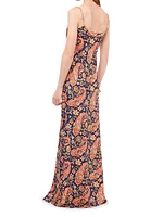 Paisley Sleeveless Maxi Dress