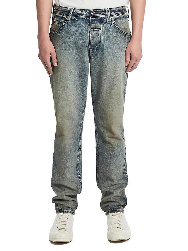 Tapered Five-Pocket Jeans