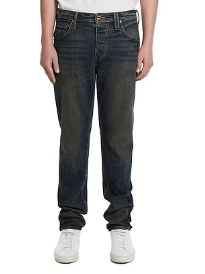 Stretch Tapered Jeans