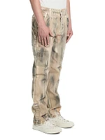 Stretch Denim Carpenter Pants