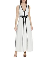 Kari A-Line Bow Midi-Dress