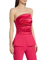 Perma Strapless Satin Top