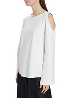 Tsubame Sje Cold-Shoulder Top