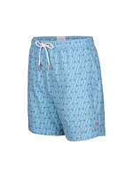 Gia Geometric Swim Shorts