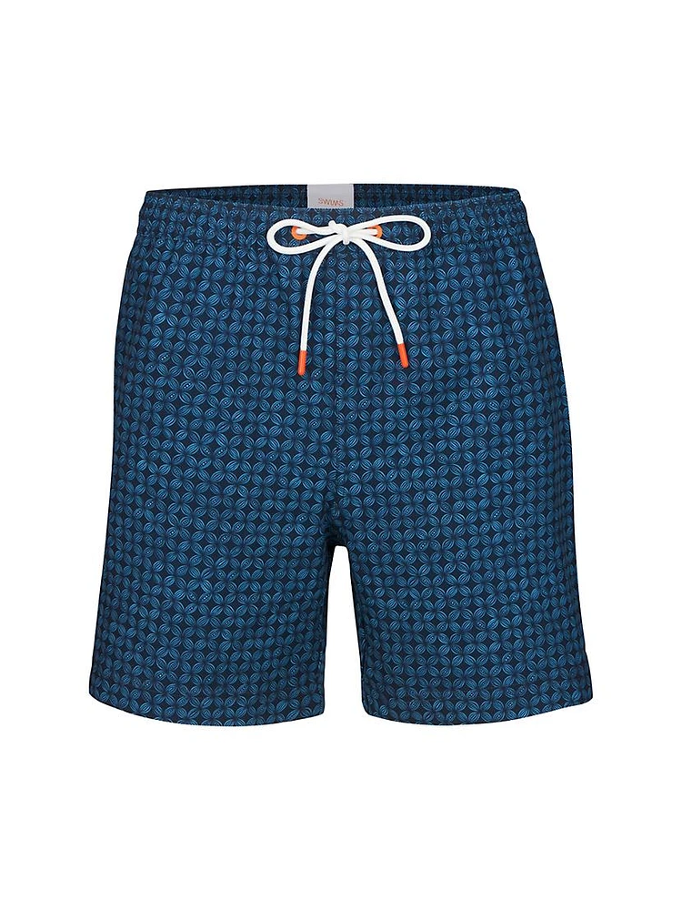 Panza Geometric Swim Shorts