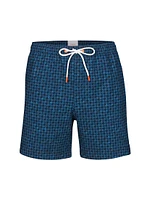 Panza Geometric Swim Shorts