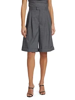 Romeo Wool Bermuda Shorts