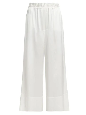 Kay Silk Wide-Leg Pants