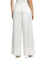 Kay Silk Wide-Leg Pants