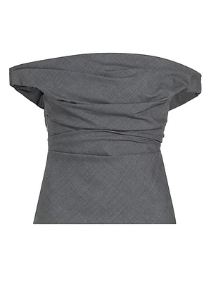 Dora Draped Wool Top