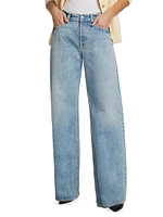 Luke High-Rise Wide-Leg Jeans