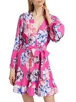 Liv Petals Bloom Pleated Minidress