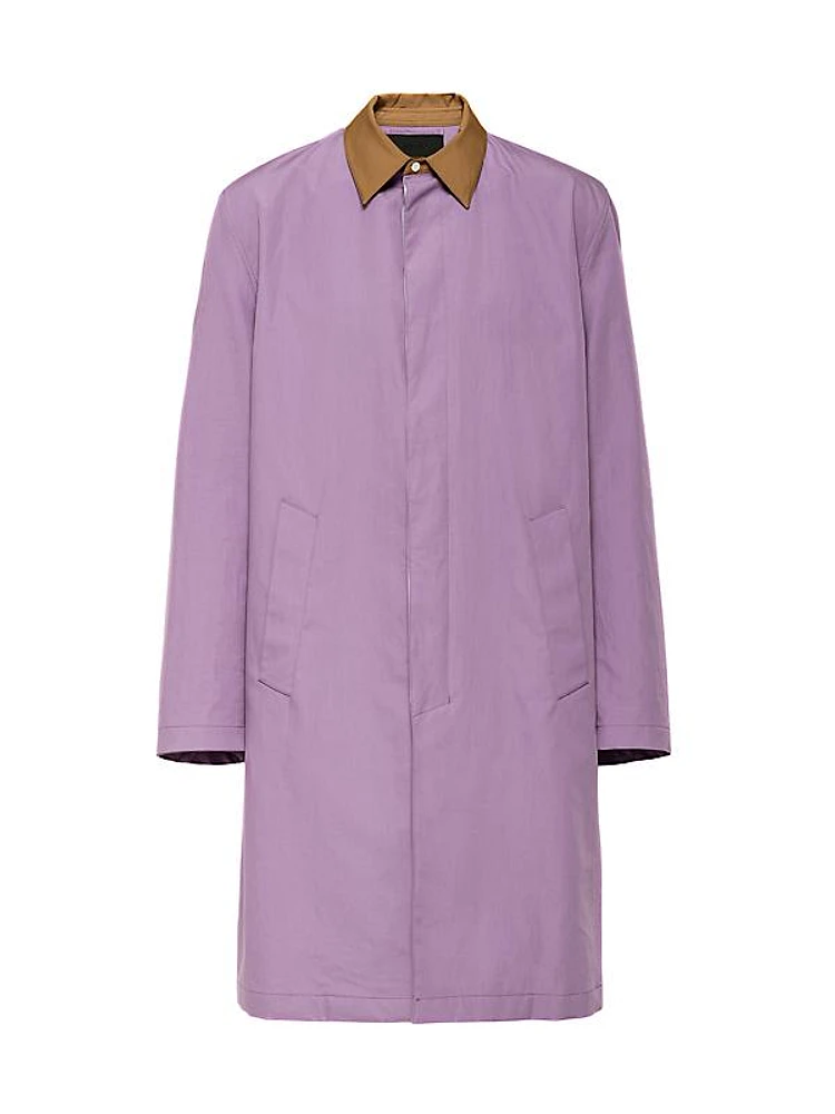 Raincoat Silhouette Cotton Coat