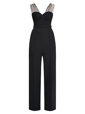 Tulle Bustier Top Jumpsuit