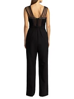 Tulle Bustier Top Jumpsuit