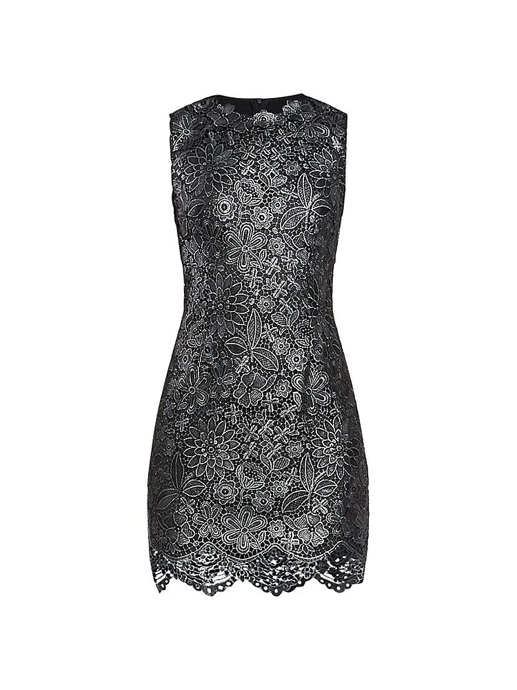 Guipure Lace Minidress