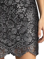 Guipure Lace Minidress