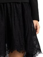 Chantilly Lace Blazer Dress