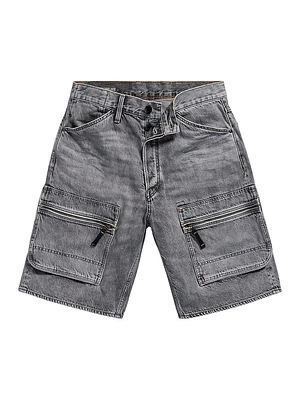 Denim Cargo Shorts