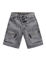 Denim Cargo Shorts