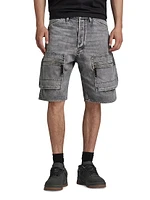 Denim Cargo Shorts