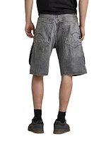 Denim Cargo Shorts