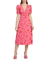 Maci Printed Midi-Dress Dress