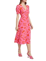 Maci Printed Midi-Dress Dress