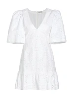 Mariana Eyelet Minidress