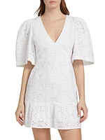 Mariana Eyelet Minidress