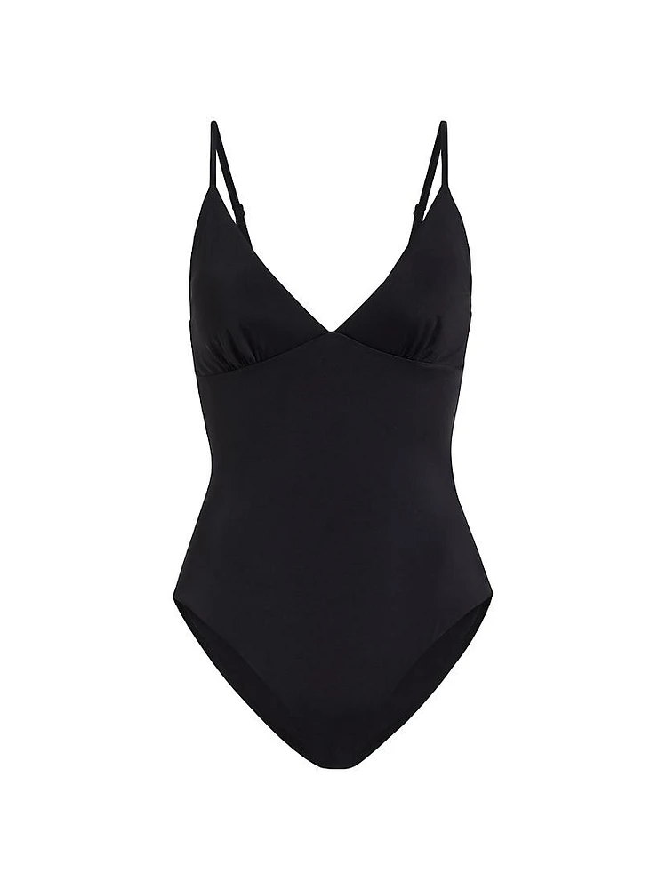 Lanikai V-Neck One-Piece Swimsuit