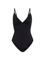 Lanikai V-Neck One-Piece Swimsuit