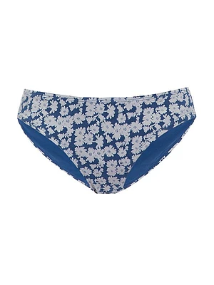 Low-Rise Floral Bikini Bottom